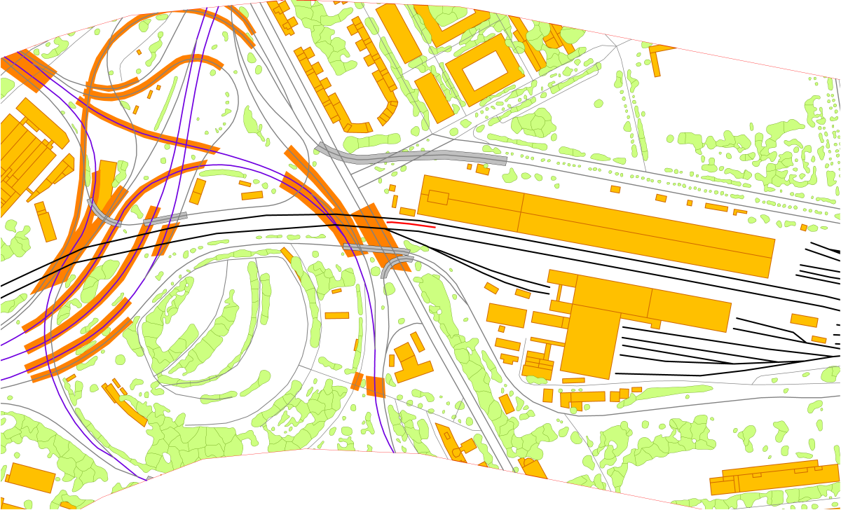Railways Barcelona Figueres_3D geodata vector 2m precision